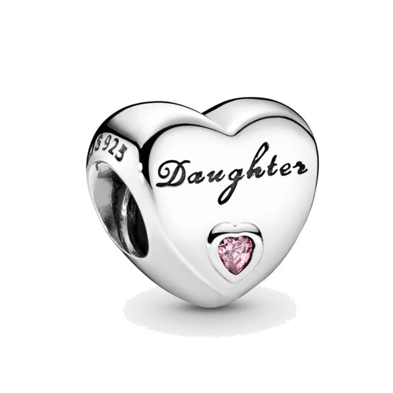 Love Heart Mom Wife Dad Sister Best Friends Rainbow fit Original Pandora Charms Silver 925 Bracelet beads charms charm jewelry charm bead silver charm bracelet beads jewelry silver charm bead sterling silver beads charm silver bead bracelet