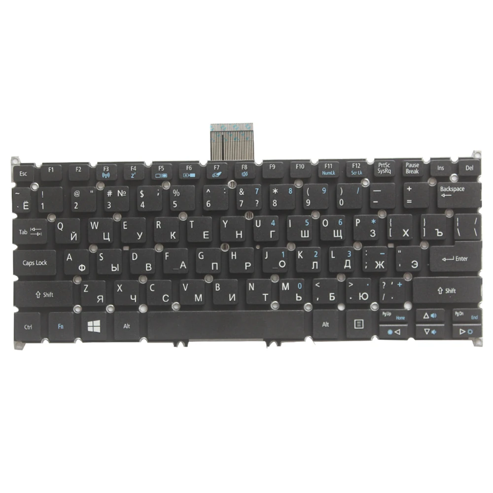 Новая русская клавиатура для ноутбука Acer Aspire V5 111P E3 122 MS2377 MS2381 RU без