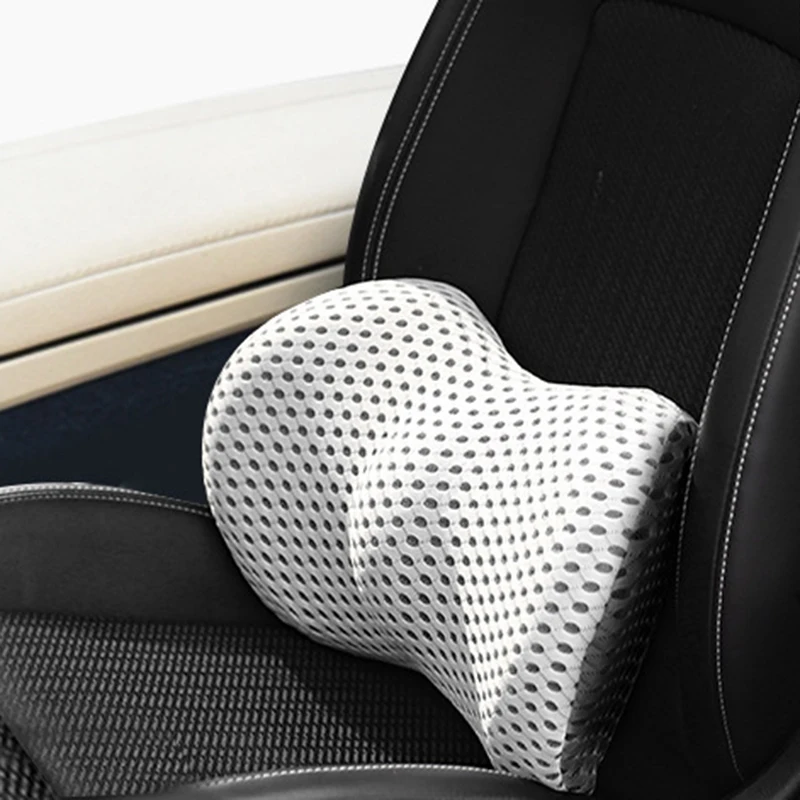 thumbnail image 1 of Almohada lumbar de fisioterapia de algodón con memoria transpirable para asiento de automóvil, cojín de apoyo para el dolor de espalda y cintura para cama, sofá, oficina y sueño, 1 of 5