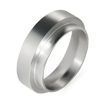 

Stainless Steel Coffee Dosing Ring Dosing Funnel Replacement Practical Easy to Use 51mm for Espresso Funnel Tool