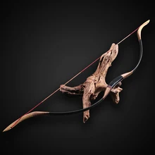 Caçador Arco Horsebow Tradicional Feito À Mão, Caça Tiro Com Arco Arco, Arco Recurvo Conjunto 30lbs-50lbs