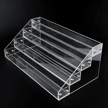 

4 Tier 40 Bottles Acrylic Display Stand Rack Nail Polish Salon 30.5x16x11.5cm