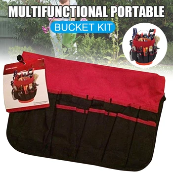 

42 Pockets Bucket Tool Organizer Large Capacity Garden Tool Bag Multifunctional Storage Bag Drop Shipping