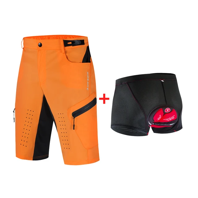 WOSAWE Pro pantaloncini da ciclismo imbottiti in Gel per Mountain Bike MTB  da uomo pantaloni corti da bicicletta con tasche con cerniera leggeri  traspiranti|Cycling Shorts| - AliExpress