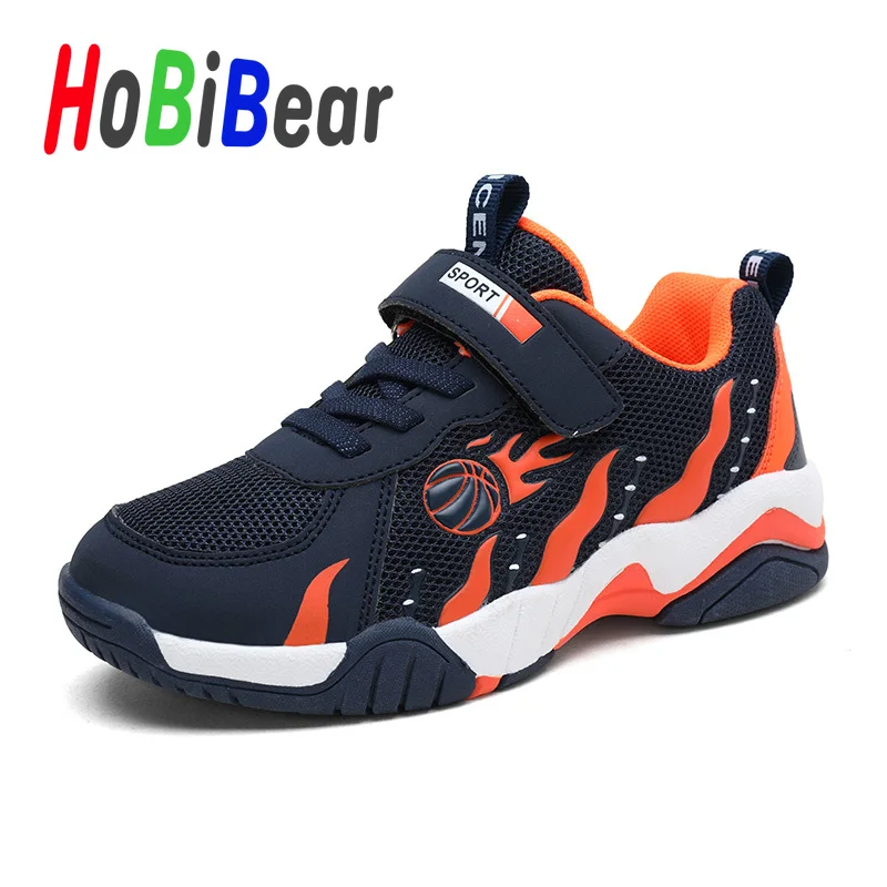 HOBIBEAR/Дизайнерские кроссовки для мальчиков дышащая уличная детская обувь
