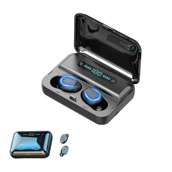 

YPAY F9-5 Earphone Bluetooth Wireless Earphone Sport In Ear TWS Gaming Noise Cancel True Wireless Earbuds with Breath Light