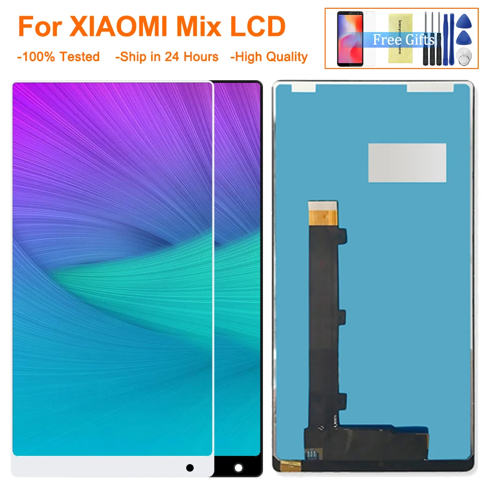 6 4 &quotдисплей для XIAOMI Mi Mix LCD дисплей с сенсорным экраном дигитайзер MI MIX Черный