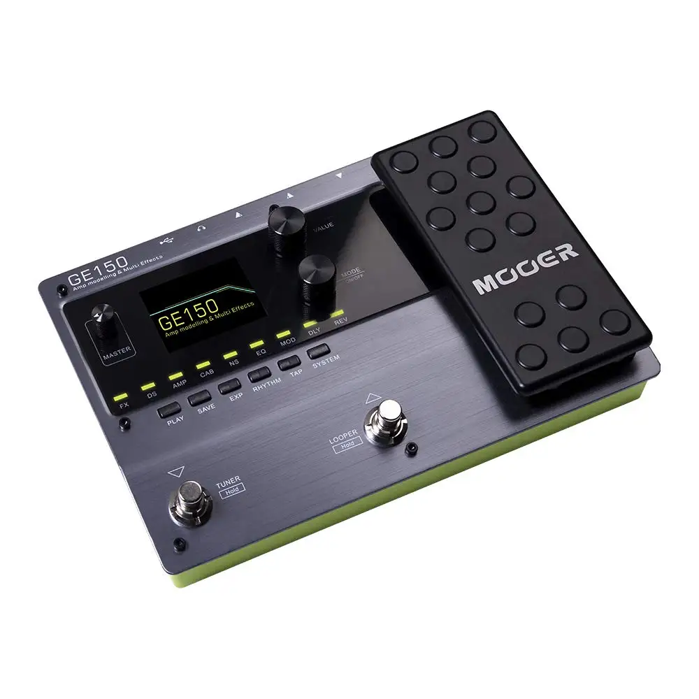 

MOOER GE150 Digital Tube AMP Modelling Multi Effects Processor 55 High-quality amp models and 151 different effects