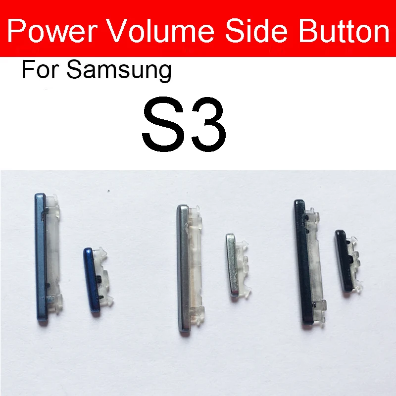 1Set2pcsVolumePowerSideButtonForSamsungGalaxyS3I9300I9305