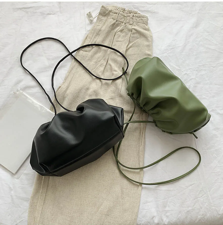 Mara's Dream/Новинка года; однотонная сумка на молнии с рисунком облака; плиссированная сумка с клецками; сумка-мессенджер на плечо