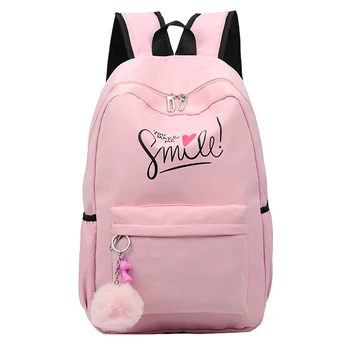 

Preppy Style Fashion Women School Bag Brand Travel Backpack For Girls Teenagers Stylish Laptop Bag Rucksack Girl Schoolbag