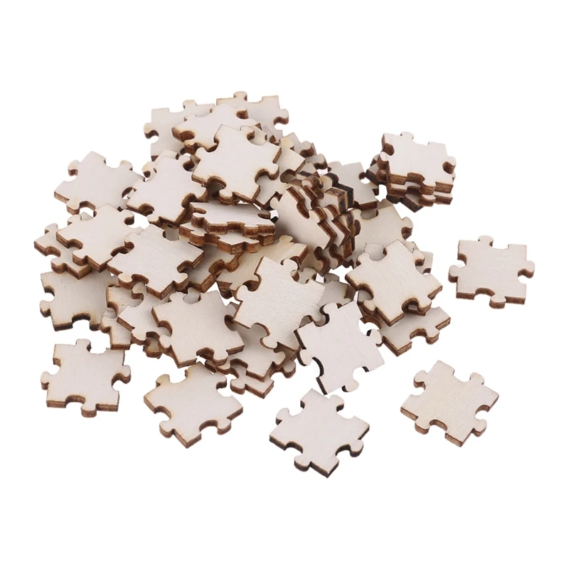 Blank Unfinished Wooden Jigsaw Puzzle (100 Pieces), Pack - Pick 'n Save