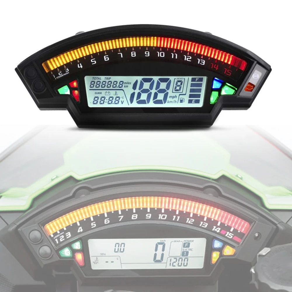 Motorcycle Speedometer Kawasaki Zx10r Motorcycle Led Speedometer