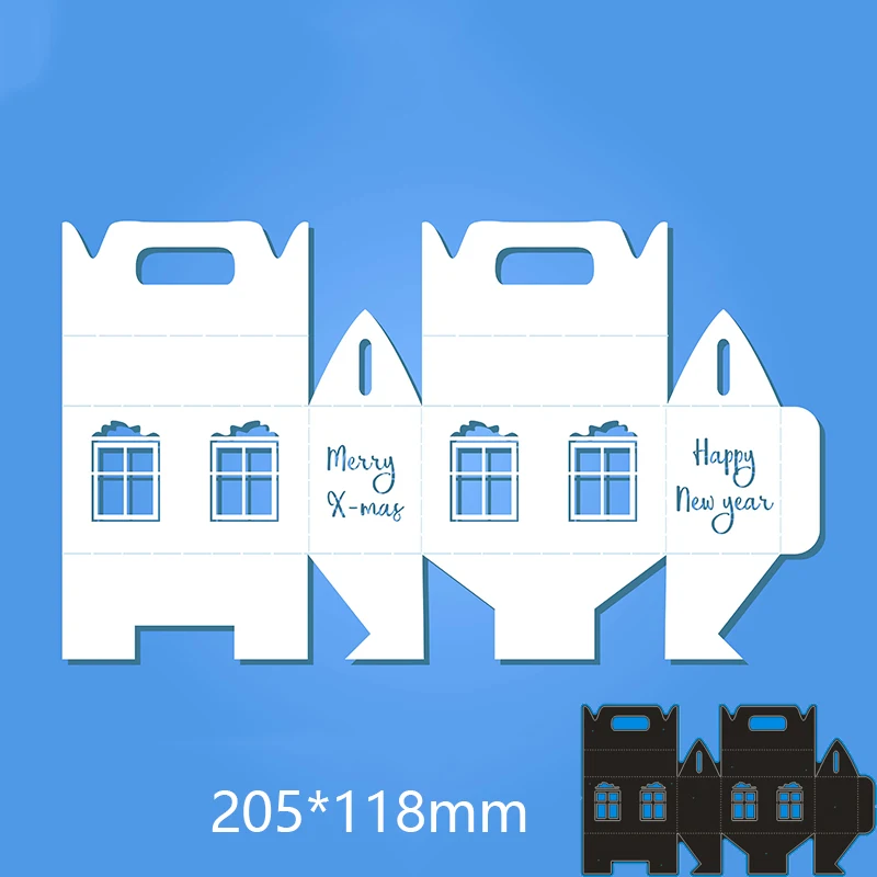 

205*118mm box Metal Cutting Dies decoration Scrapbook Embossing Paper Craft Album Card Punch Knife