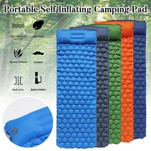 

Camping Mat Inflatable Mattresses Camp Air Mattress Outdoor Mat Tent Mat Ultralight Sleeping Pad Traveling Hiking Folding Bed