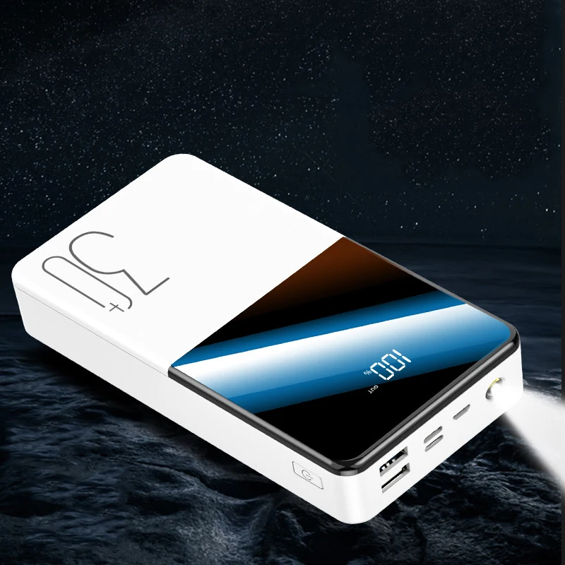 Alta capacidad 30000mAh cargador portátil banco de energía tipo C USB PoverBank cargador de batería