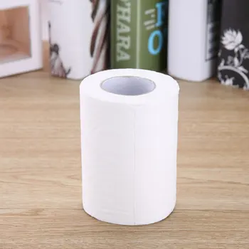 

1 Roll Natural Paper Towels Portable High Quality Toilet Paper for Office for Family Restaurant English Packaging
