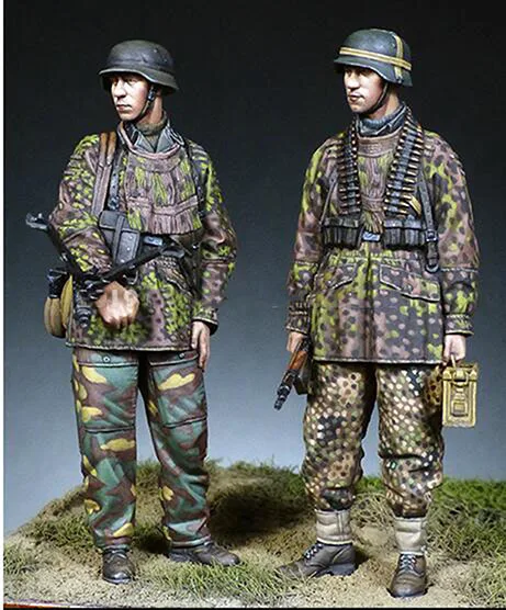 1/35 древние команды включают 2 стенда модельная фигурка из смолы наборы