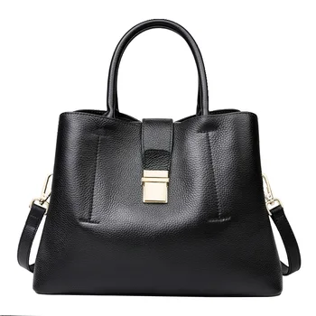 

Bag Women 2020 New Style Genuine Leather Bucket Bag Handbag Large Capacity Shoulder Bag Fashion Messenger Bag