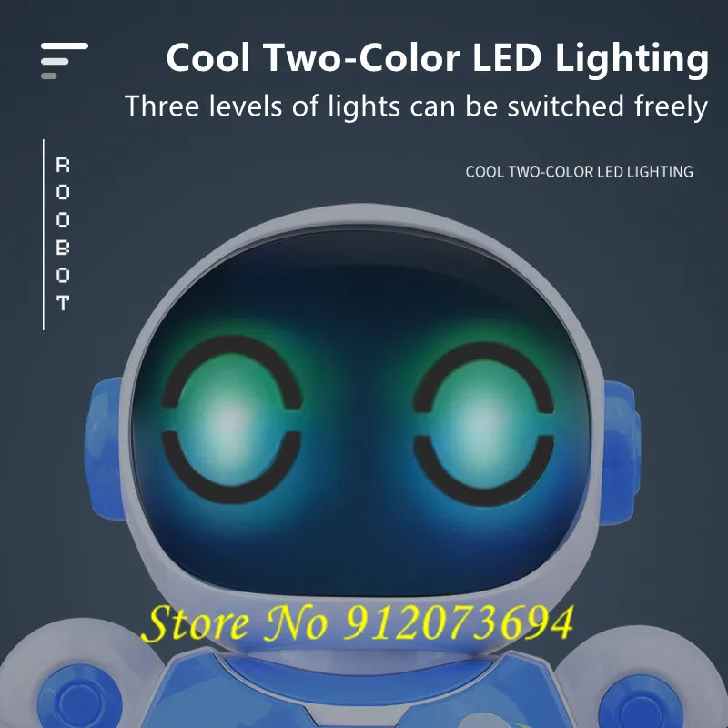 One-Click Demo Intelligent Programming Remote Control Robot Dynamic Music Parent-Child Companionship LED Lights RC Toy For Kids 6