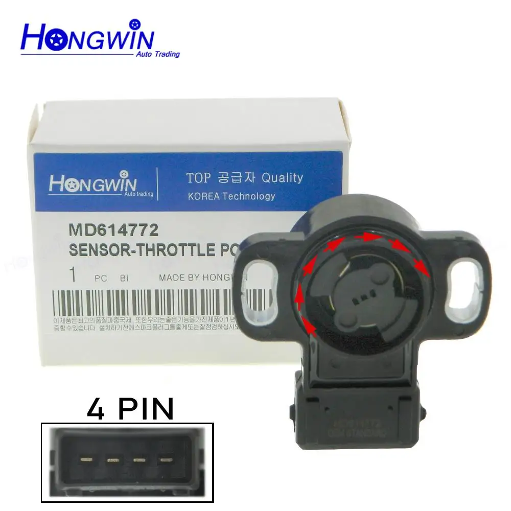 Genuine No.:MD614772 Throttle Position Sensor Fits MITSUBISHI 3.5L V6/1.8L 2.4L L4 1997-2002 MD614734,TH247,TPS4073 throttle repair kit