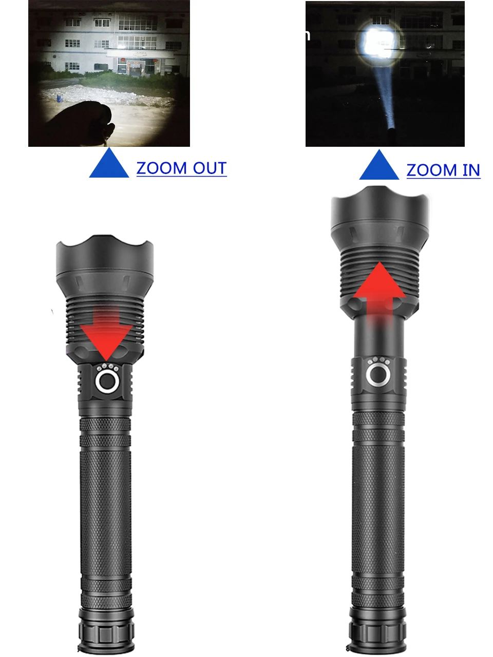 XLamp xhp70.2 самый мощный светодиодный фонарик с usb-увеличением фонарь xhp70 xhp50 18650 26650 фонарик с перезаряжаемой батареей
