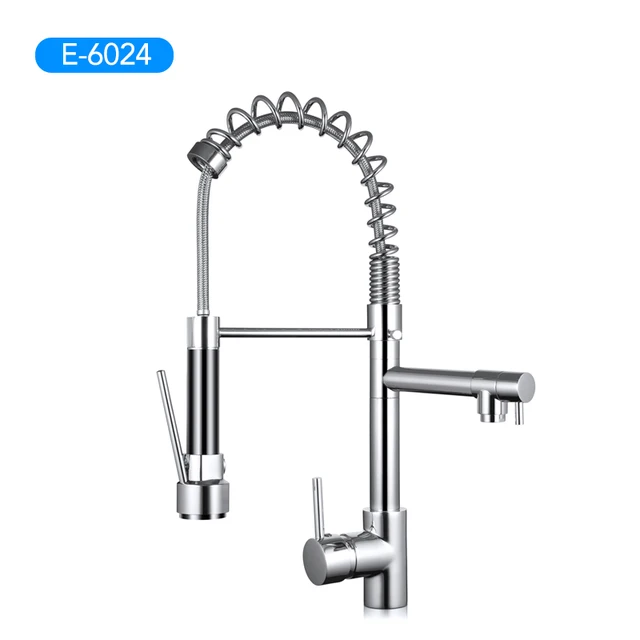 Gavaer Spring Pull Down Kitchen Faucet Nozzle Dual Mode Water