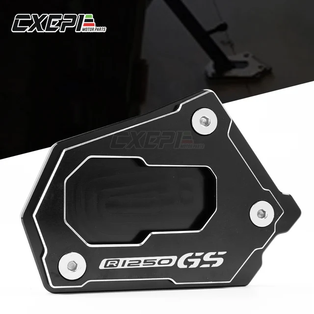 For BMW R1250 GS R 1250 GSA R 1250GS HP Motorcycle CNC Side Stand Enlarge Extension Kickstand R1250GS Accessories Motorbike black