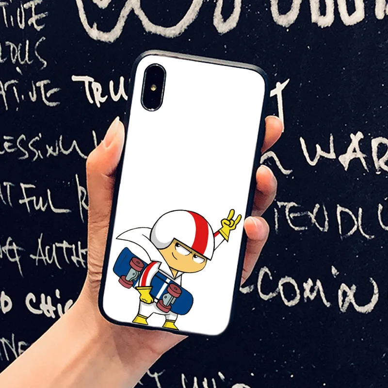 Cartoon Kick Buttowski DIY Printing Phone Case Cover Shell For Iphone 6 7 8 plus 5 5S SE 2020 11 11pro X XR XS Max Back TPU Capa iphone 8 lifeproof case