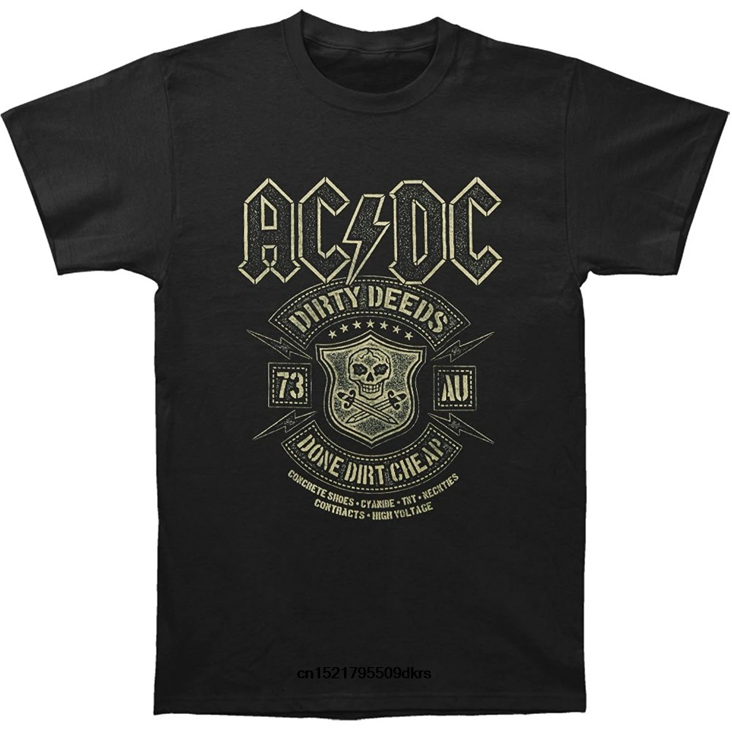 Мужская футболка модная AC_DC Done Dirt дешевая черная крутая футболка новинка футболка wo для мужчин