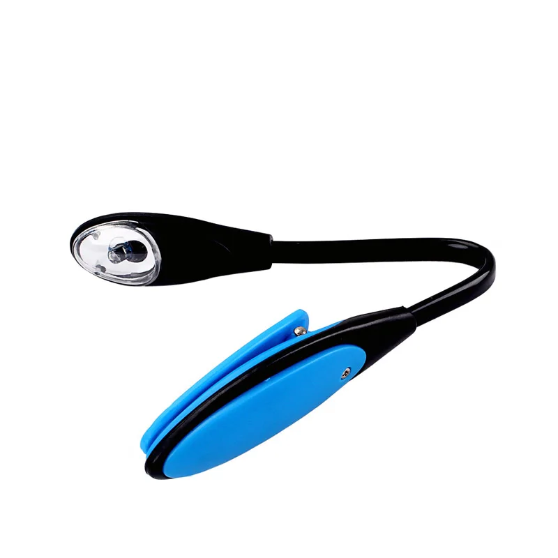 

Mini Reading Light Lamp Adjustable Clip Flexible Portable for Reading Book Home &T8