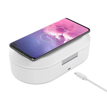 

Smart 15W Fast Charge Wireless Charger Portable Mobile Phone Watch UV Disinfection Box Sterilizer