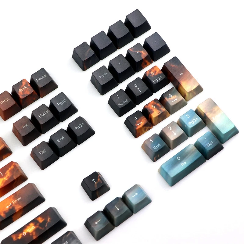 110 шт игровая подсветка Pbt Keycaps полный набор Keycap для Cherry Mx переключатели