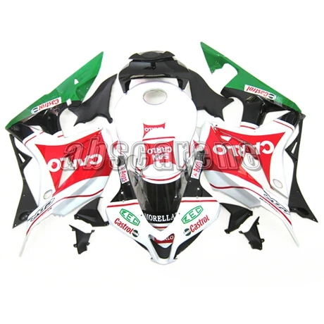 Мотоцикл Полный обтекатели для Honda CBR600RR F5 2007 2008 CBR 600 RR 07 08 ABS пластик впрыска Cowlings Красный Белый Зеленый Carenes