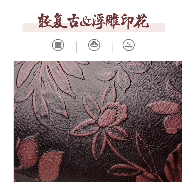 Китайская традиционная Женская, в национальном стиле Хан 3D печать с тиснением сумки через плечо Винтаж из искусственной кожи Для женщин через плечо сумка-клатч