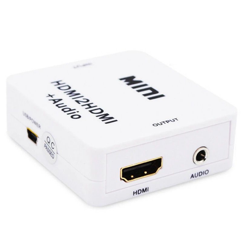 JABS 1080P Hdmi экстрактор сплиттер Hdmi цифро-аналоговый 3,5 мм выход аудио Hdmi2Hdmi