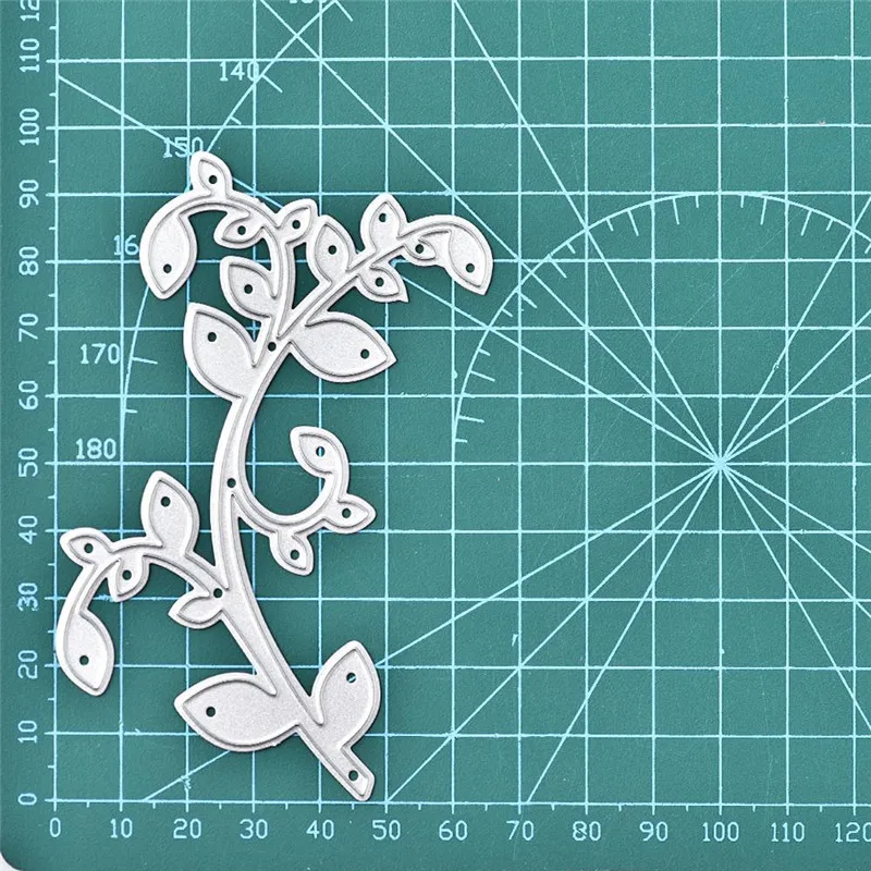 GJCrafts Plant Leaf Branch Mold Metal Cutting Die New 2020 Scrapbook Card Photo Album Decoration Stamper Template | Дом и сад
