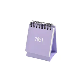 

Mini Desk Calendar Plan Notebook Creative Desk Vertical Paper Color Mini Timetable Calendar Stationery Multi-function Solid U0Z4