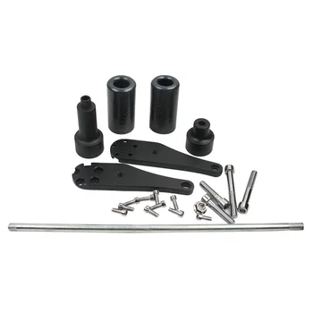 

Parts Carbon Fiber Protector Frame Sliders Exhaust Engine Protection Cap for Kawasaki ZX10R 2006 2007 Motorcycle