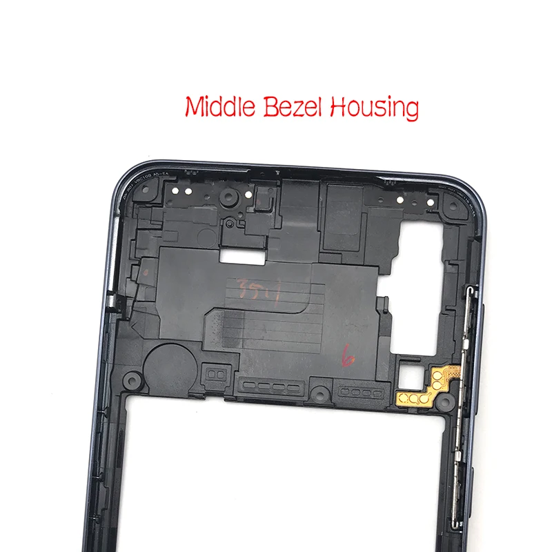 Передний корпус ЖК-панель средняя рамка для samsung A50 A505F рамка Крышка запасные части