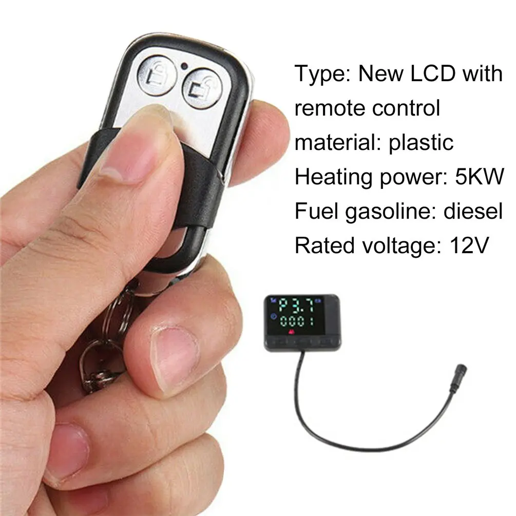 5Kw 12V Car Diesel Heater Parking Heater Car Air Heater For Truck Bus Universal Air Heater Lcd With Remote Control Hot