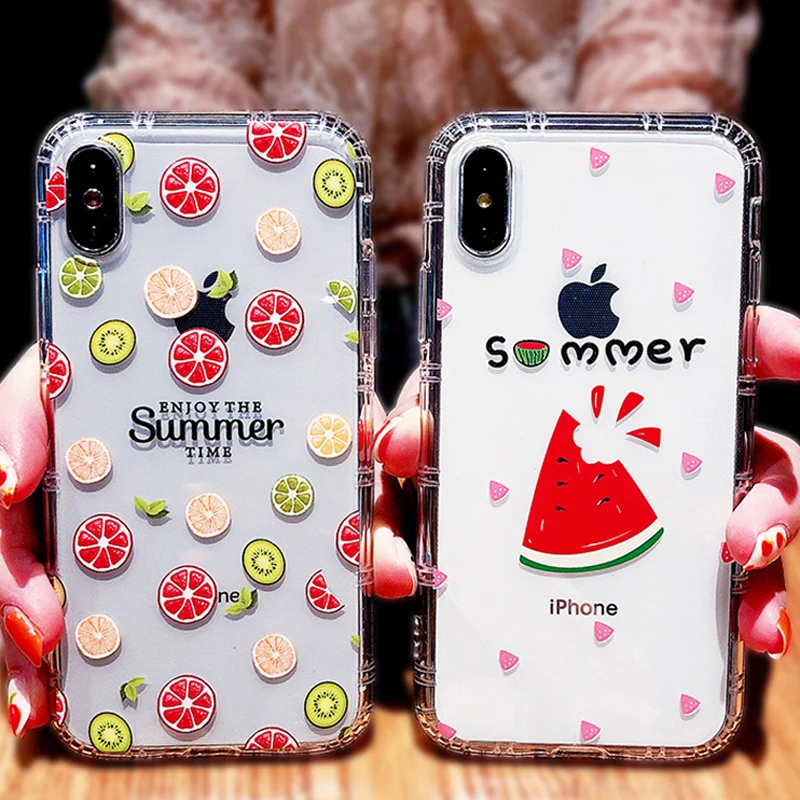 

Silicone Phone Case for iPhone XR 7 8 6 6S Plus Soft TPU For iPhone 7 XS MAX XR Transparent phone Cover for iphone xsmax 8plus