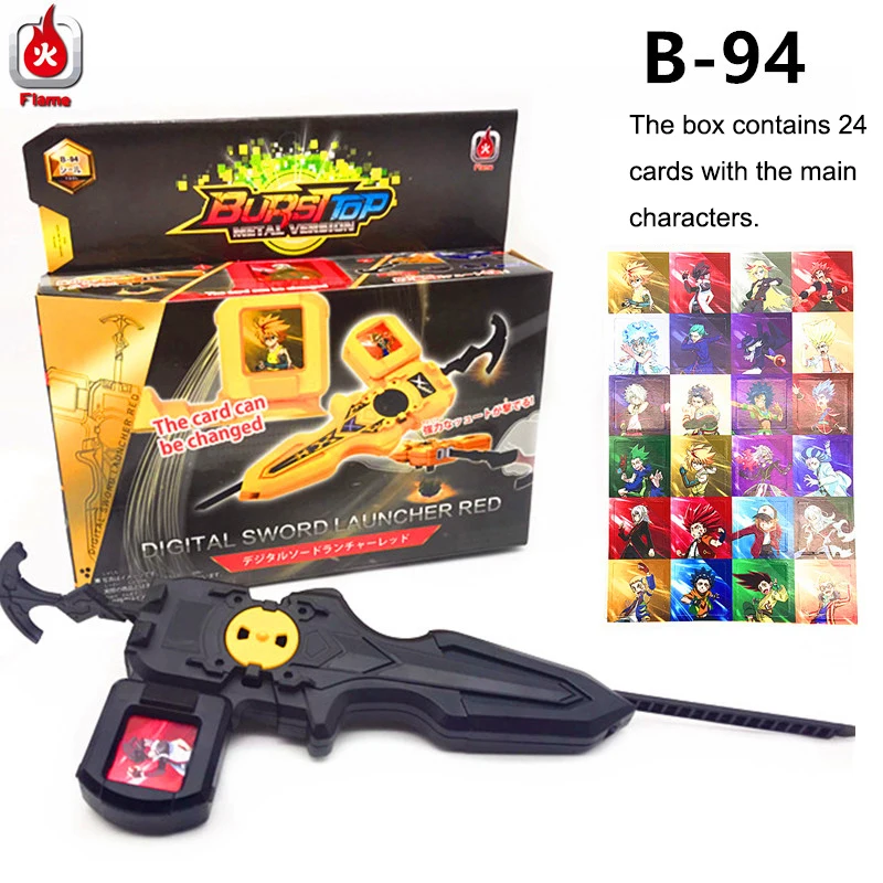 TAKARA TOMY Beyblade Burst B34 Распродажа игрушек Bey Blade с пусковым устройством и сумкой Bayblade Bable Drain Fafnir Phoenix Blayblade - Цвет: b94 black