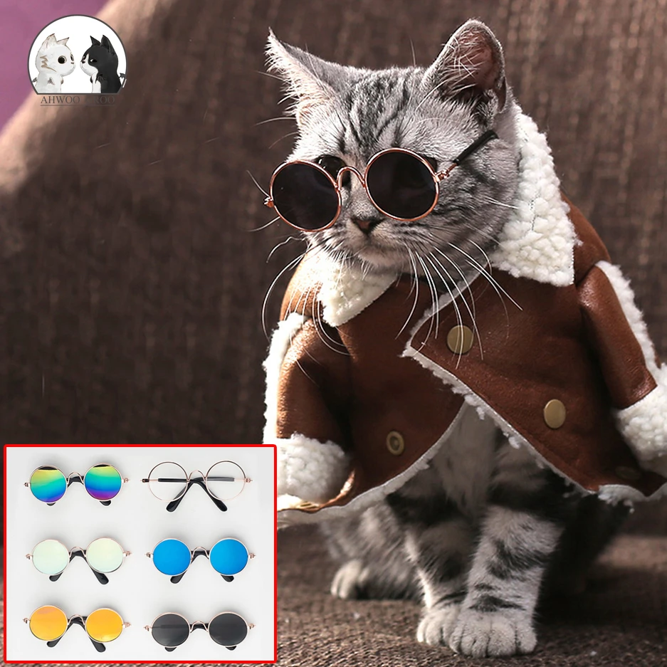 ペット用サングラス 小型犬用の素敵なマルチカラーメガネ 猫用のクールなアイウェア製品 写真アクセサリー ペット用品 おもちゃ 猫のアクセサリー Aliexpress