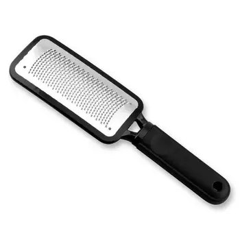 

Large Stainless Steel Dead Skin Scrubber Black Foot Heel Rasp For Feet Scrub Foot Callus Remover File Grater Pla J3L3