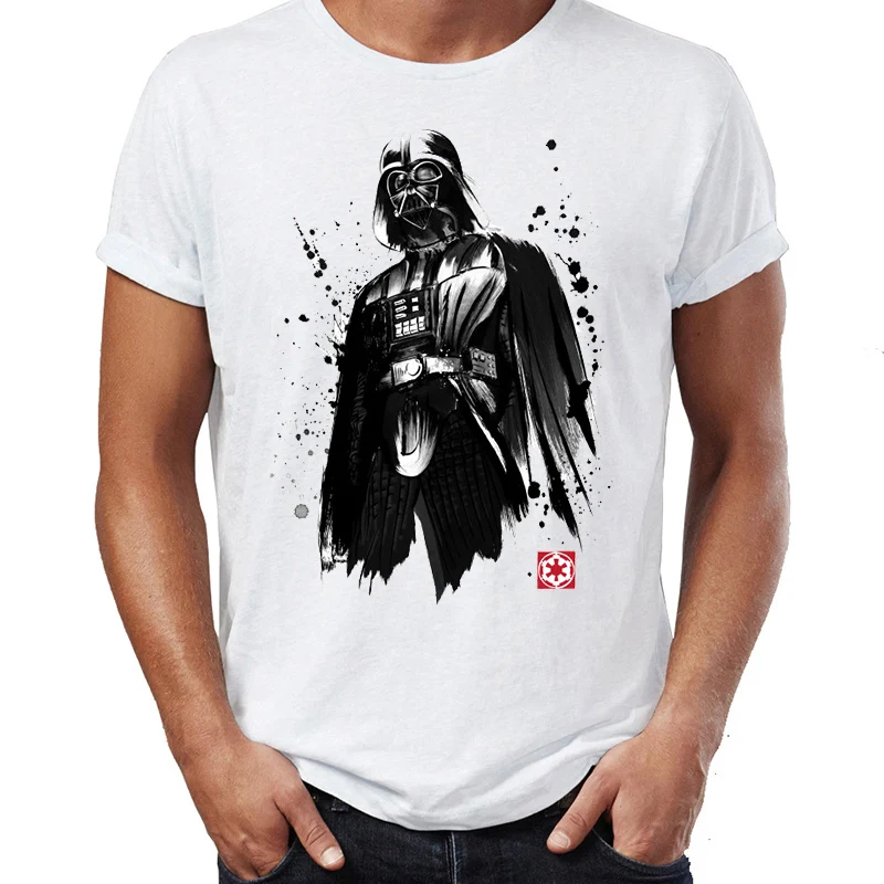 

Men's T Shirt Darth Vader Ink Art You Were The Chosen One Star Wars Awesome Artwork Drawing Printed Tee