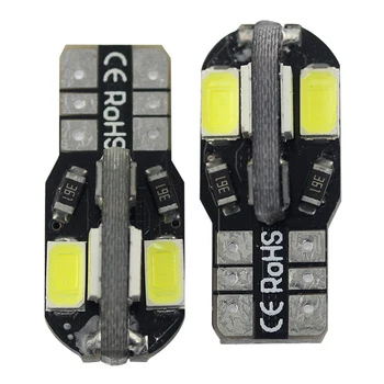

10pcs T10 LED car width lamp Canbus 5730 8SMD12V car LED bulb side wedge light white light