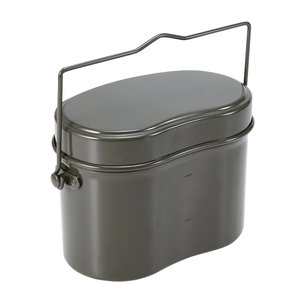 

Outdoor Mess Tin Set Military Lunch Box Hiking Camping Climbing Lunch Case Outdoor Pot Bowl Tableware Cookware Survival Bento
