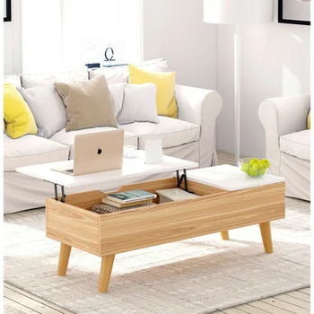 

11012 Multi-Functional Lifting Storage Tea Table Household Living Room Coffee Table Sitting Room Creative End Table Cabinet Desk