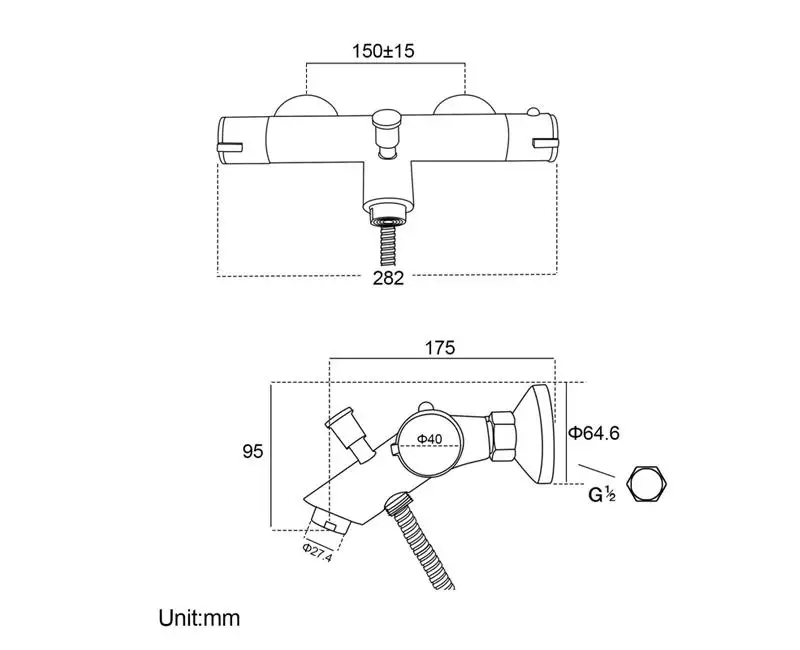 Shower Faucets Thermostatic Shower  (9)